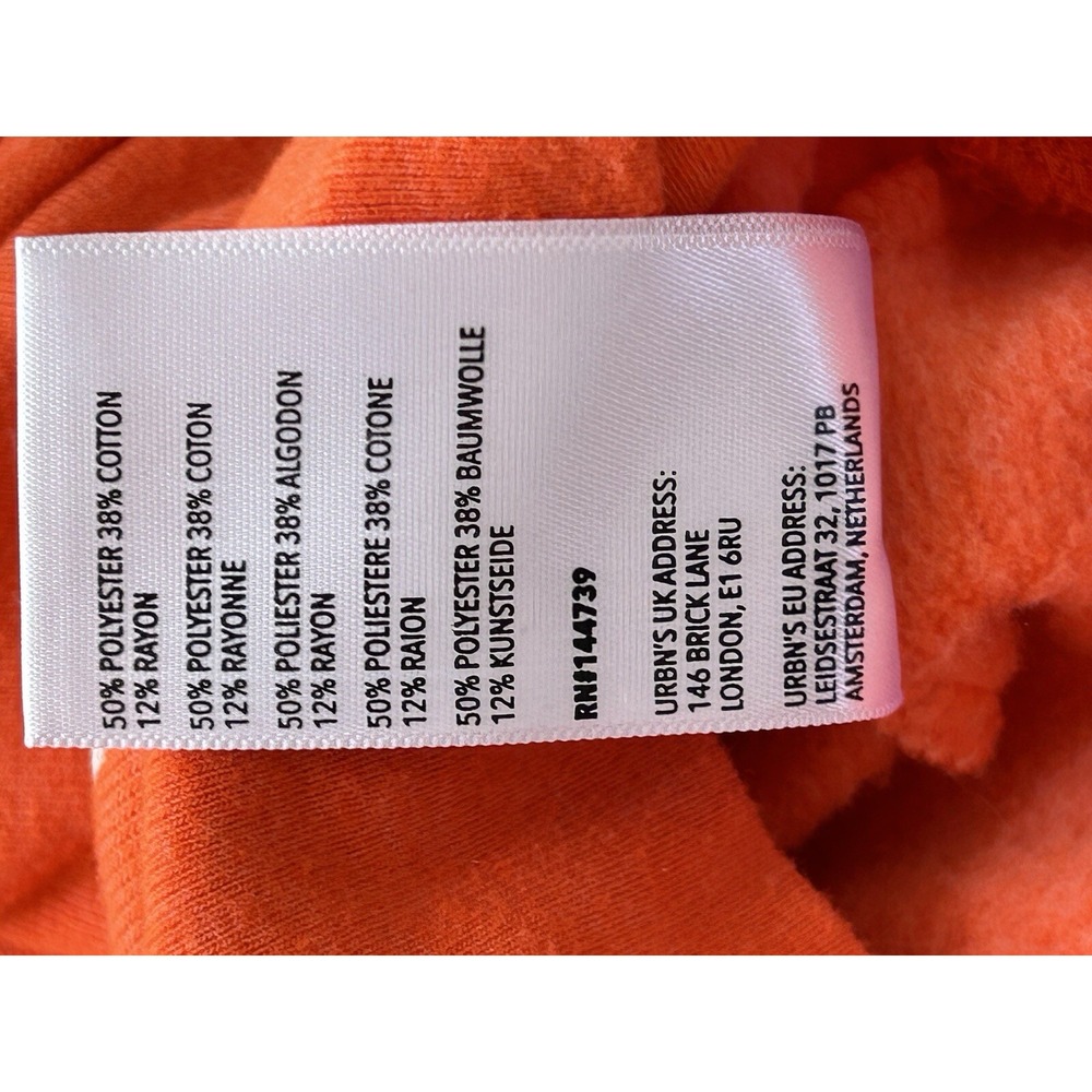 Midnight Rider Anthropologie Carolita Zodiac Sweatshirt Aquarius Size XXS Orange - Picture 7 of 8